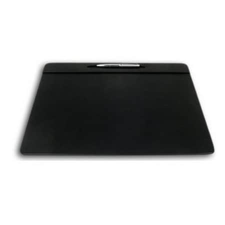 Dacasso Dacasso P1029 Black Leatherette 17x14 Conference Table Pad with Pen Well P1029